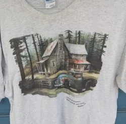 Great Looking Cabin (Matt 6:19) (Size: XL)
