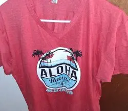 Aloha Hawaii T-Shirt (Size Large)