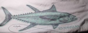 Magellan Outdoor Aqua Fish T-Shirt (Size 2XL)