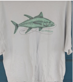Magellan Outdoor Aqua Fish T-Shirt (Size 2XL)
