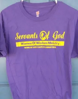 Servants Of God T-Shirt (Size Medium)