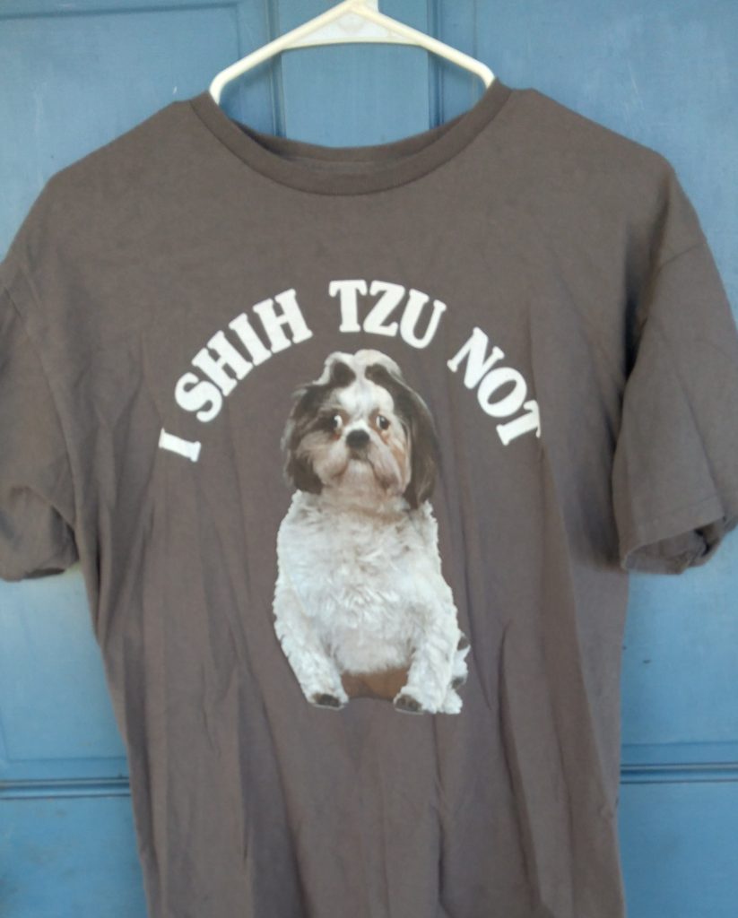 I Shih Tzu Not (Dog) T-Shirt (Size XL)