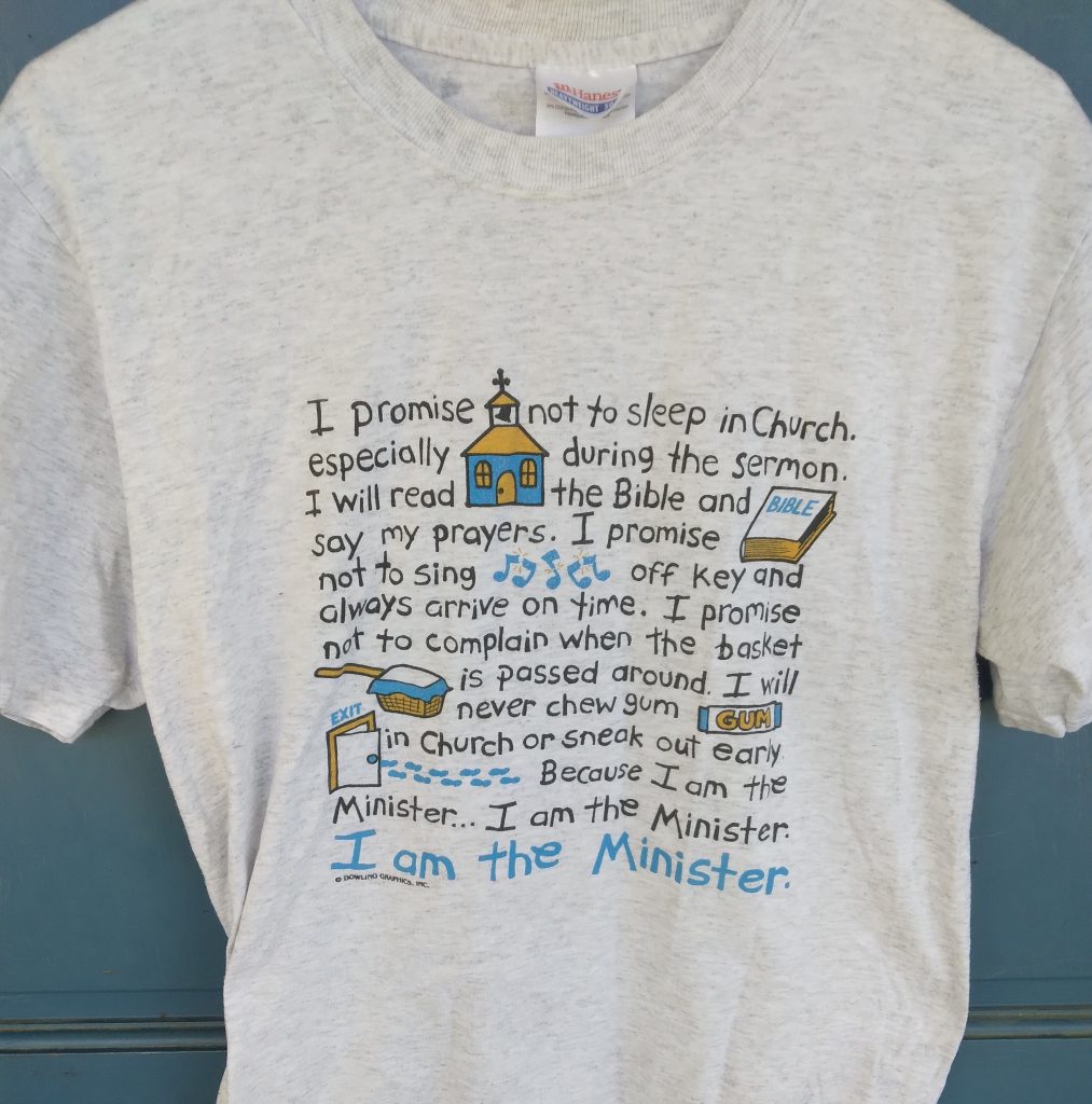 I Am A Minister T-Shirt (Size Small)