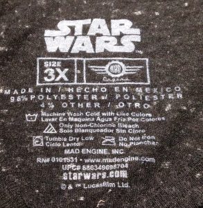 Star Wars T-Shirt (Size 3XL)