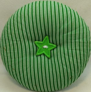 Green & White Stripes
