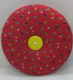 Red With White Flowers